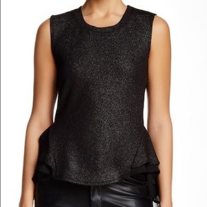 Mimi Chica sleeveless peplum top